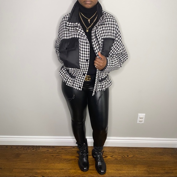 Zara Women Contrasting Tweed Jacket - Picture 6 of 14